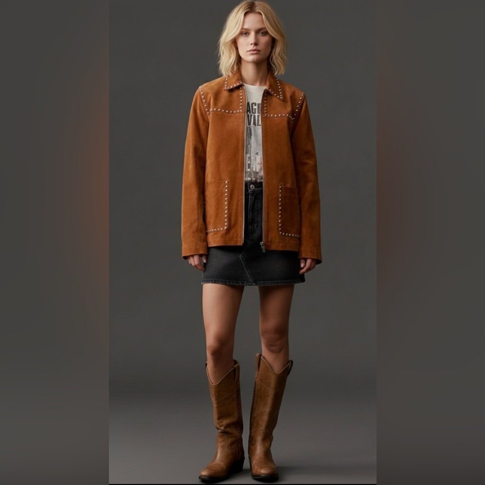 Fayva vintage Tan Leather Interior western boots
